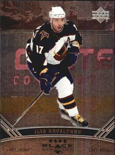 #148b Ilya Kovalchuk - Atlanta Thrashers - 2006-07 Upper Deck Black Diamond Hockey