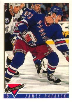 #149 James Patrick - New York Rangers - 1993-94 O-Pee-Chee Premier Hockey