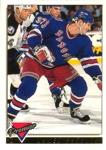 #149 James Patrick - New York Rangers - 1993-94 O-Pee-Chee Premier Hockey - Gold