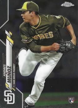 #149 Andres Muñoz - San Diego Padres - 2020 Topps Chrome Baseball
