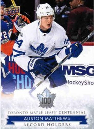 #149 Auston Matthews - Toronto Maple Leafs - 2017 Upper Deck Toronto Maple Leafs Centennial Hockey