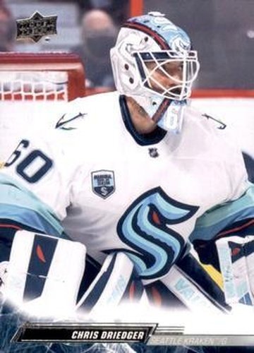 #149 Chris Driedger - Seattle Kraken - 2022-23 Upper Deck Hockey