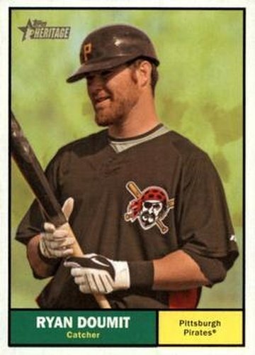 #149 Ryan Doumit - Pittsburgh Pirates - 2010 Topps Heritage Baseball