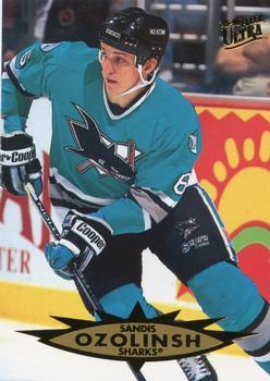 #149 Sandis Ozolinsh - San Jose Sharks - 1995-96 Ultra Hockey