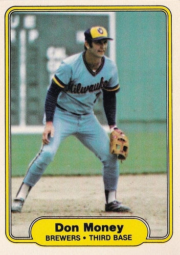 #149 Don Money - Milwaukee Brewers - 1982 Fleer Baseball
