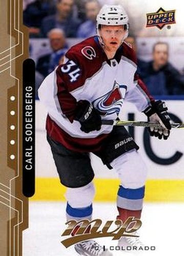 #149 Carl Soderberg - Colorado Avalanche - 2018-19 Upper Deck MVP Hockey