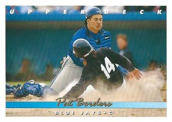 #149 Pat Borders - Toronto Blue Jays - 1993 Upper Deck Baseball