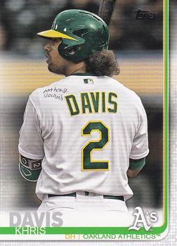 #149b Khris Davis - Oakland Athletics - 2019 Topps Baseball