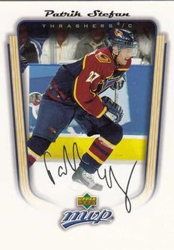 #14 Patrik Stefan - Atlanta Thrashers - 2005-06 Upper Deck MVP Hockey