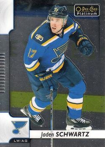 #14 Jaden Schwartz - St. Louis Blues - 2017-18 O-Pee-Chee Platinum Hockey