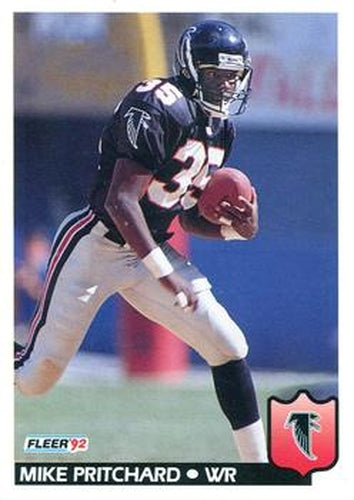 #14 Mike Pritchard - Atlanta Falcons - 1992 Fleer Football