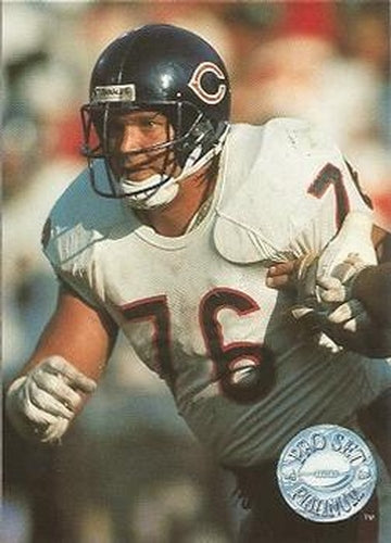 #14 Steve McMichael - Chicago Bears - 1991 Pro Set Platinum Football