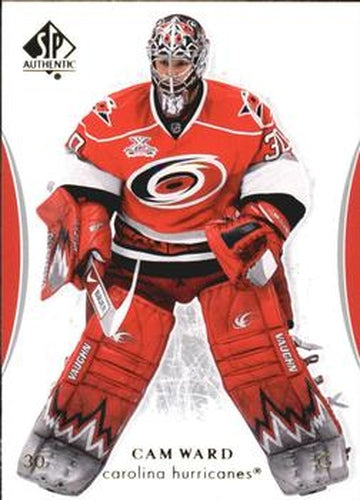 #14 Cam Ward - Carolina Hurricanes - 2007-08 SP Authentic Hockey