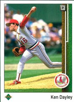 #114 Ken Dayley - St. Louis Cardinals - 1989 Upper Deck Baseball