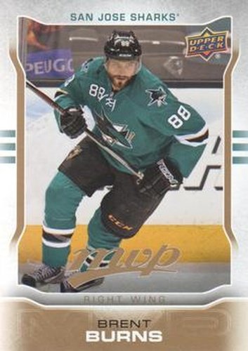 #14 Brent Burns - San Jose Sharks - 2014-15 Upper Deck MVP Hockey