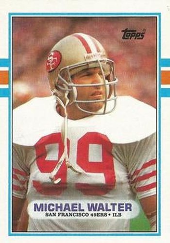 #14 Michael Walter - San Francisco 49ers - 1989 Topps Football