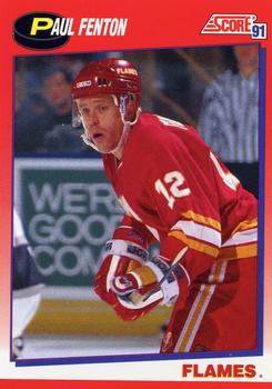 #14 Paul Fenton - Calgary Flames - 1991-92 Score Canadian Bilingual Hockey