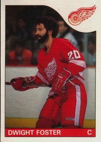 #14 Dwight Foster - Detroit Red Wings - 1985-86 O-Pee-Chee Hockey