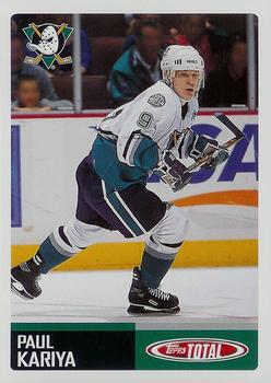 #TTC14 Paul Kariya - Anaheim Mighty Ducks - 2002-03 Topps Total Hockey - Team Checklists