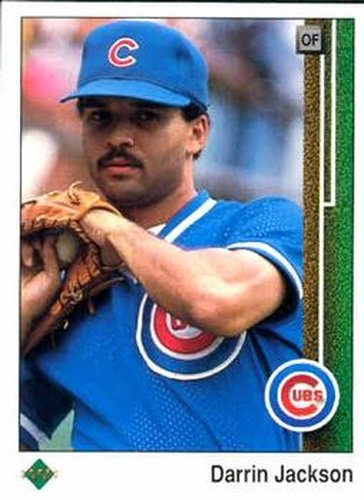 #214 Darrin Jackson - Chicago Cubs - 1989 Upper Deck Baseball