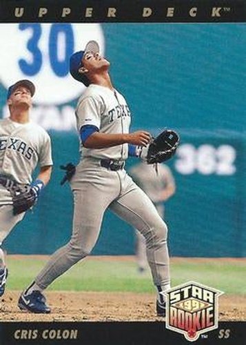 #14 Cris Colon - Texas Rangers - 1993 Upper Deck Baseball