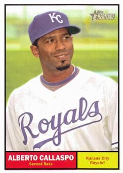 #14 Alberto Callaspo - Kansas City Royals - 2010 Topps Heritage Baseball