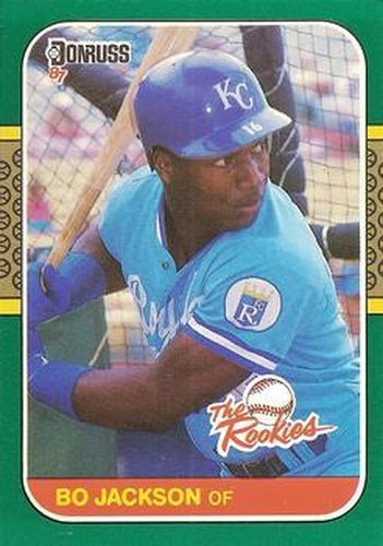 #14 - Bo Jackson - Kansas City Royals - 1987 Donruss The Rookies Baseball
