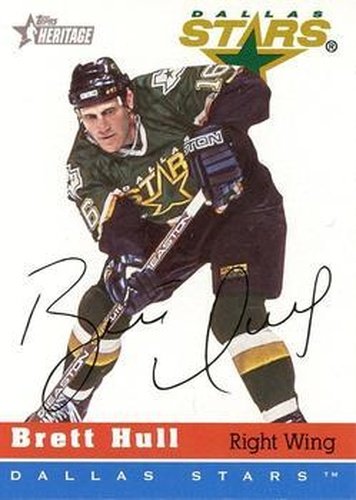 #14 Brett Hull - Dallas Stars - 2000-01 Topps Heritage Hockey
