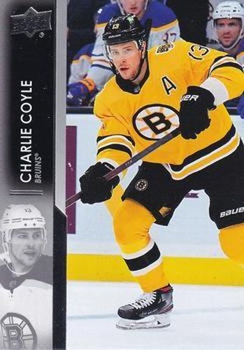 #14 Charlie Coyle - Boston Bruins - 2021-22 Upper Deck Hockey