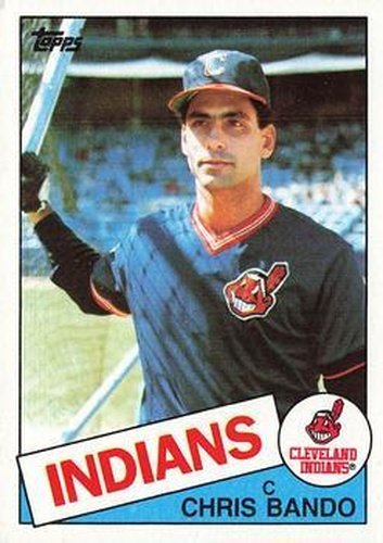 #14 Chris Bando - Cleveland Indians - 1985 Topps Baseball