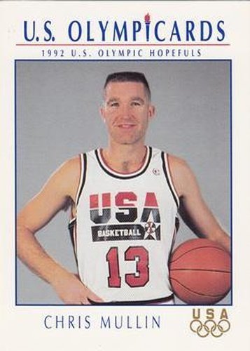 #14 Chris Mullin - USA - 1992 Impel U.S. Olympic Hopefuls