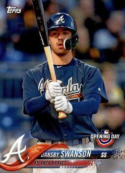 #14 Dansby Swanson - Atlanta Braves - 2018 Topps Opening Day Baseball