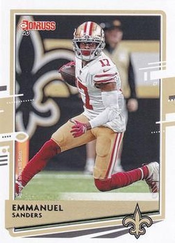 #14 Emmanuel Sanders - New Orleans Saints - 2020 Donruss Football