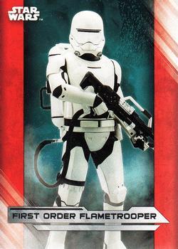 #14 First Order Flametrooper - 2017 Topps Star Wars The Last Jedi