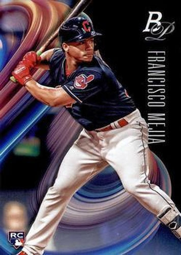 #14 Francisco Mejia - Cleveland Indians - 2018 Bowman Platinum Baseball