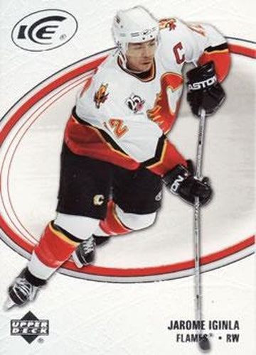 #14 Jarome Iginla - Calgary Flames - 2005-06 Upper Deck Ice Hockey