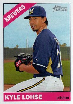 #14 Kyle Lohse - Milwaukee Brewers - 2015 Topps Heritage Baseball