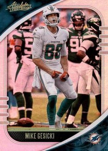 #14 Mike Gesicki - Miami Dolphins - 2020 Panini Absolute Football