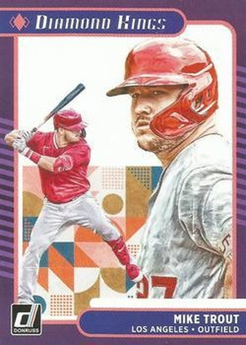 #14 Mike Trout - Los Angeles Angels - 2021 Donruss Baseball