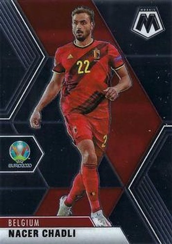 #14 Nacer Chadli - Belgium - 2021 Panini Mosaic UEFA EURO Soccer