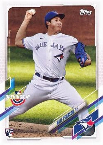 #14 Nate Pearson - Toronto Blue Jays - 2021 Topps Opening Day Baseball