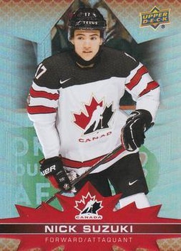 #14 Nick Suzuki - Canada - 2021-22 Upper Deck Tim Hortons Team Canada Hockey