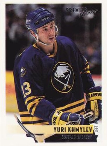 #14 Yuri Khmylev - Buffalo Sabres - 1994-95 O-Pee-Chee Premier Hockey