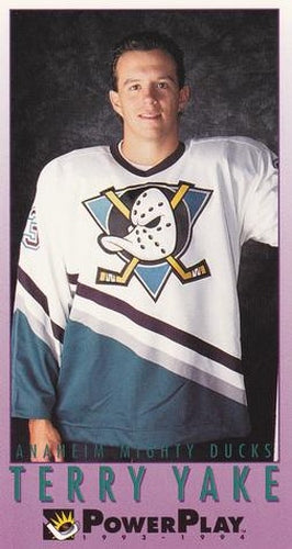 #14 Terry Yake - Anaheim Mighty Ducks - 1993-94 Fleer PowerPlay Hockey