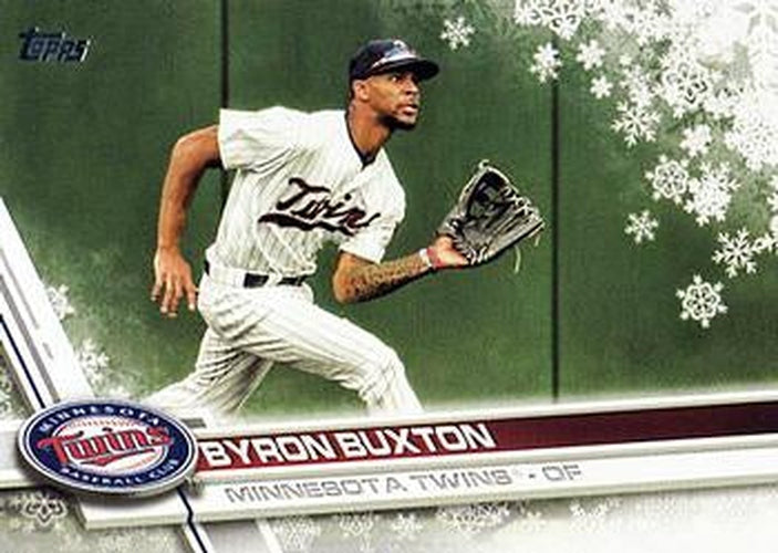 #HMW14 Byron Buxton - Minnesota Twins - 2017 Topps Holiday Baseball