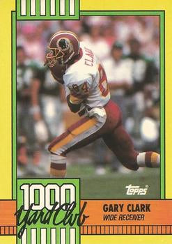 #14 Gary Clark - Washington Redskins - 1990 Topps Football - 1000 Yard Club