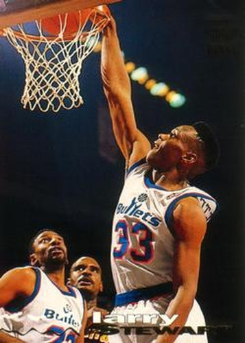 #14 Larry Stewart - Washington Bullets - 1993-94 Stadium Club Basketball