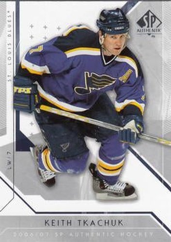 #14 Keith Tkachuk - St. Louis Blues - 2006-07 SP Authentic Hockey