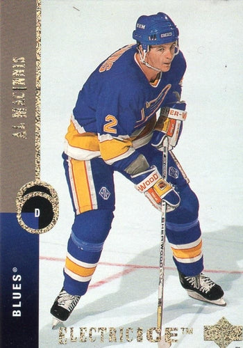 #150 Al MacInnis - St. Louis Blues - 1994-95 Upper Deck Hockey - Electric Ice