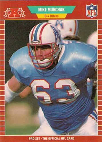 #150 Mike Munchak - Houston Oilers - 1989 Pro Set Football